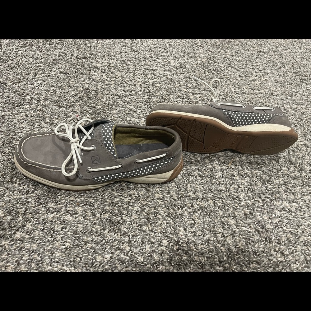 Gray Sperrys Size 8 Barely Worn